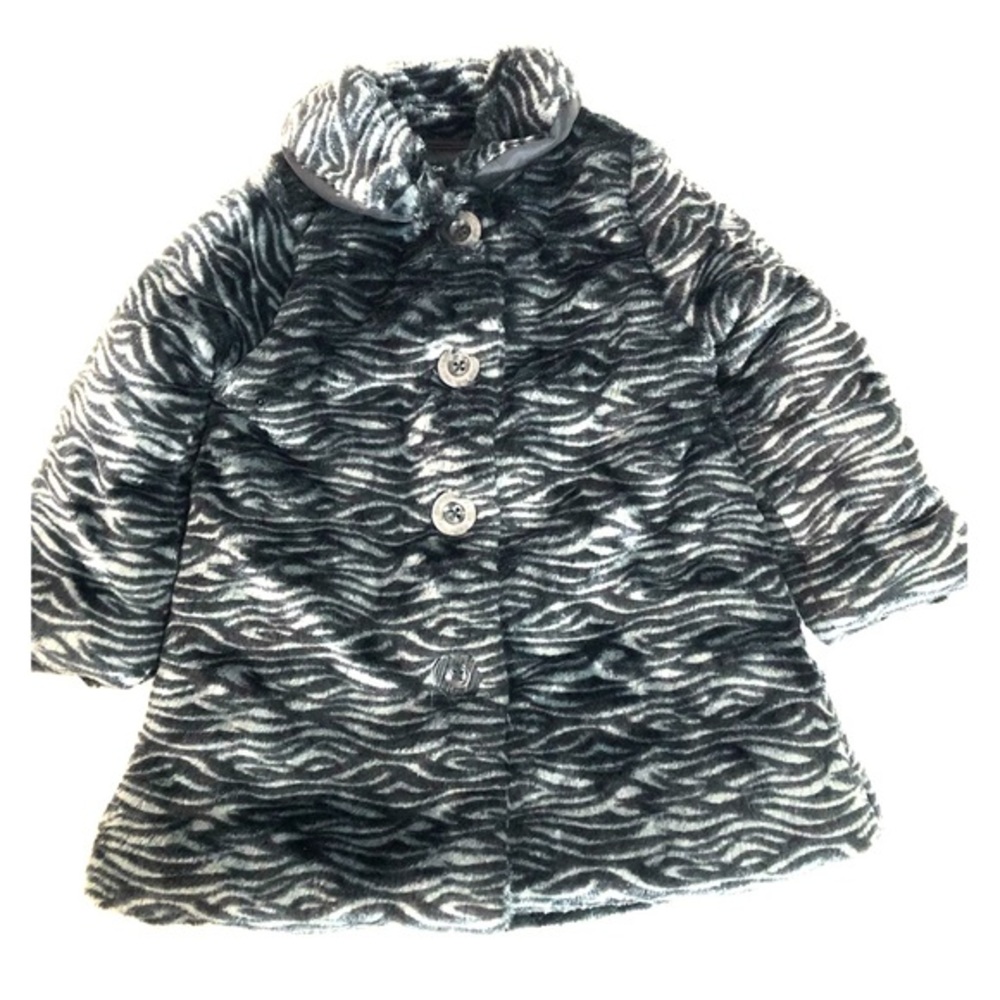 Calvin Klein coat - zebra print- 3T